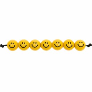 Rico Design Smiley® Originals Perlen rund gelb 10mm 21 Stück