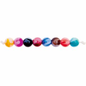 Rico Design itoshii Tie-dye Perlen multicolor 8mm 48 Stück