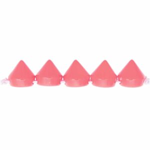 Rico Design itoshii Pyramiden Perlen rund 10x10mm 24 Stück rosa