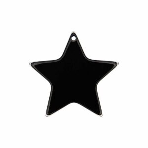 Rico Design itoshii Stern Scheibe schwarz 35x2mm 1 Stück