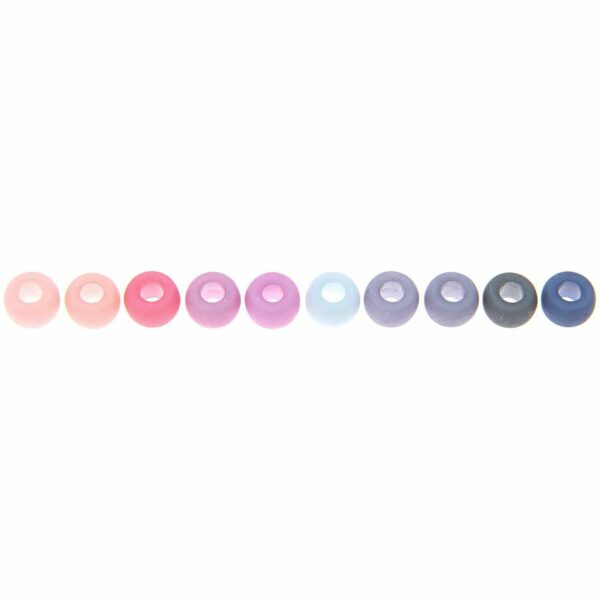 Rico Design itoshii - Ponii Beads matt Erdfarben 9x6mm 400 Stück