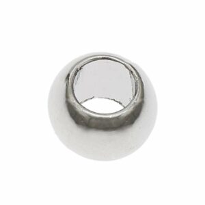 Rico Design itoshii - Ponii Beads Perlen 9x7mm 20 Stück silber