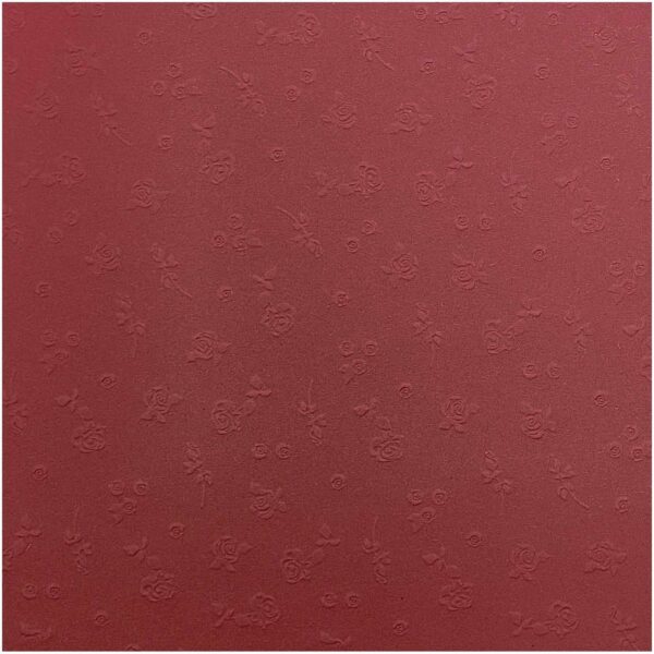 folia Prägekarton Rosen 50x70cm 220g/m² hochrot