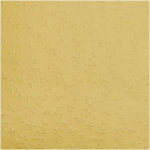 folia Prägekarton Ornament 50x70cm 220g/m² gold