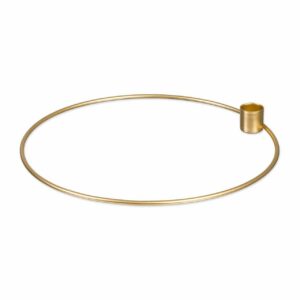 Halbach Metall-Kerzenhalter gold 25cm