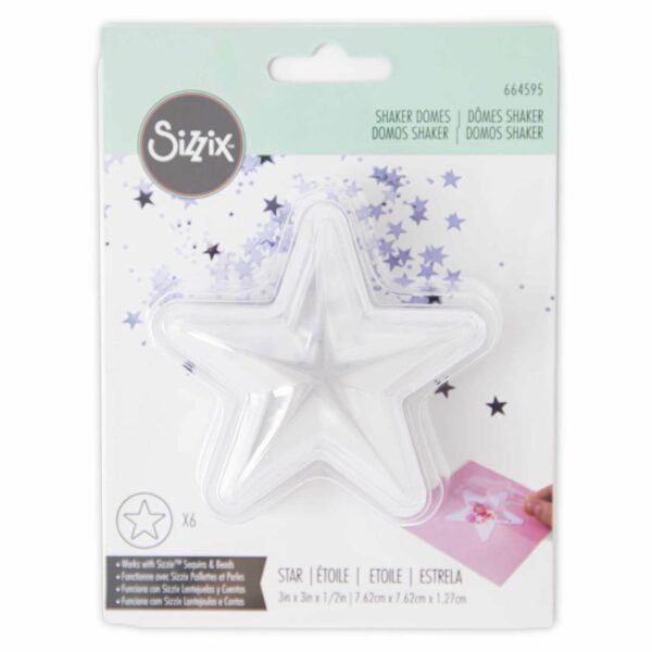 Sizzix Shaker Domes Stars 7
