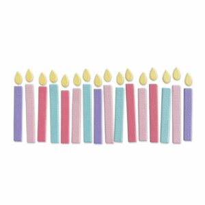 Sizzix Thinlits Die Birthday Candles by Kath Breen