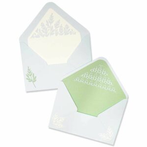 Sizzix Thinlits Die Botanic Envelope Liners by Jennifer Ogborn