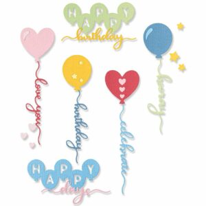 Sizzix Thinlits Die Set Balloon Occasions by Olivia Rose
