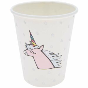 YEY! Let's Party Pappbecher Einhorn 200ml 12 Stück