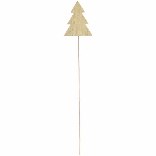 Rico Design Picker Tannenbaum 27x5cm gold