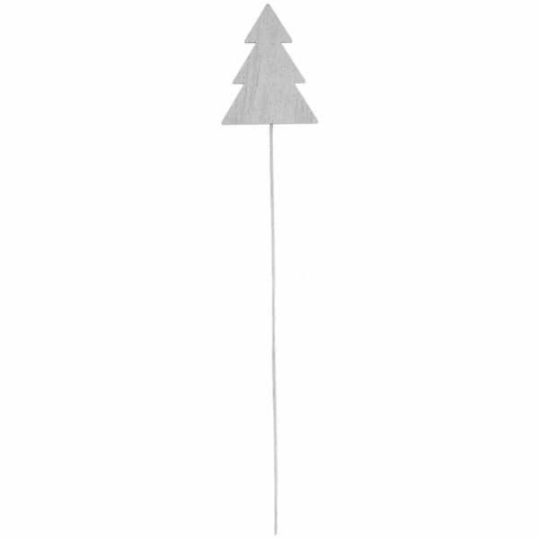 Rico Design Picker Tannenbaum 27x5cm silber