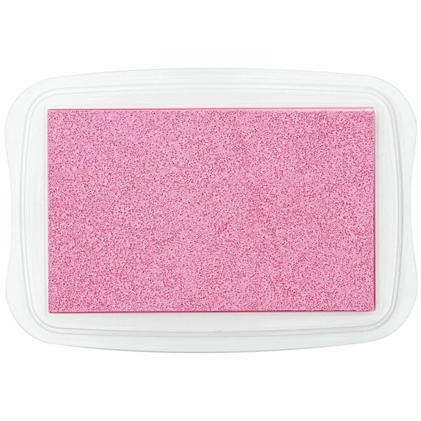 Rico Design Textilstempelkissen 9x6cm rosa