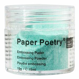 Paper Poetry Embossingpuder mint perlmutt 10g