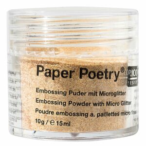 Paper Poetry Embossingpuder Mikroglitter gold 10g