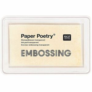 Paper Poetry Embossing Stempelkissen transparent
