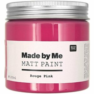 Rico Design Matt Paint 200ml rouge pink