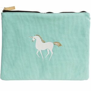 Paper Poetry Textil Tasche Einhorn mint 21x28cm