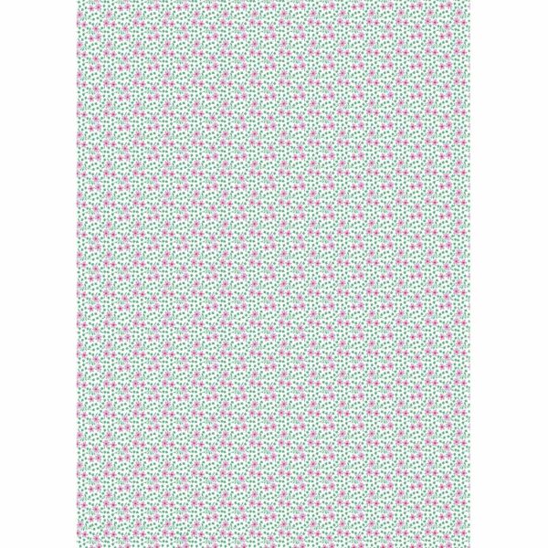 Rico Design Paper Patch Papier Miniblüten violett 30x42cm