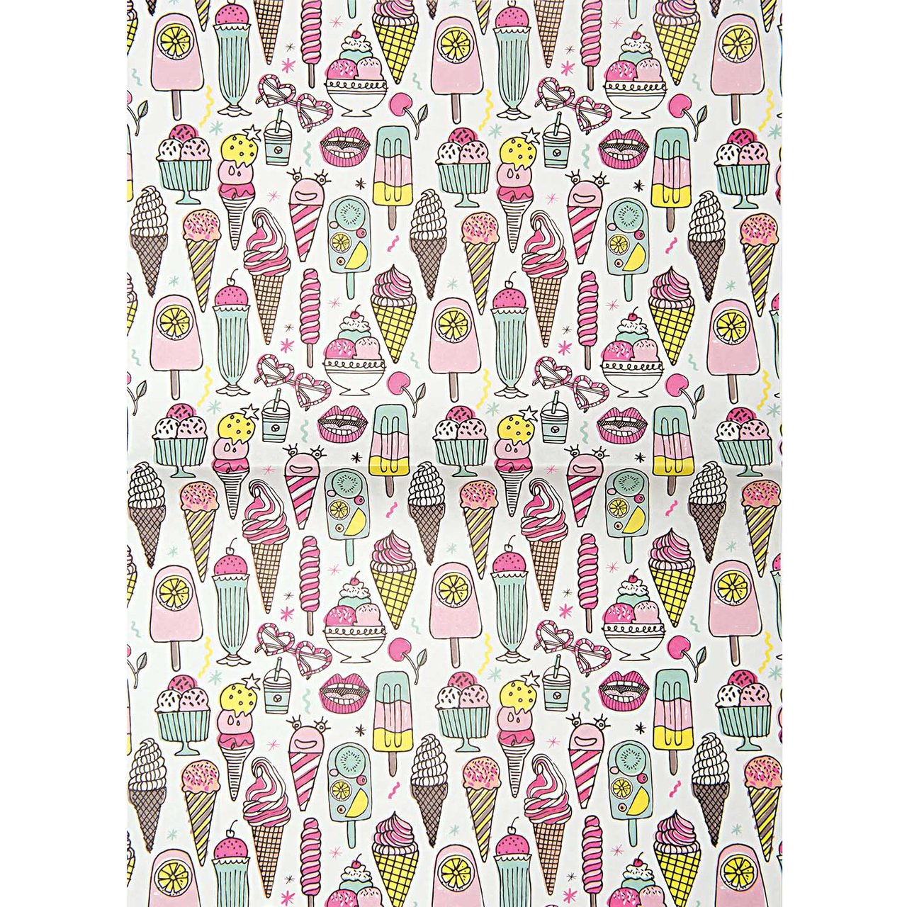 Rico Design Paper Patch Papier Icecream neon 30x42cm