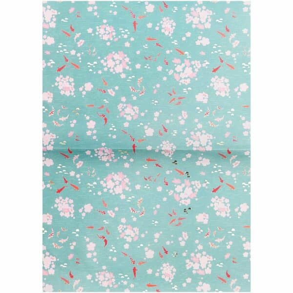 Rico Design Paper Patch Papier Jardin Japonais Kois & Blumen 30x42cm