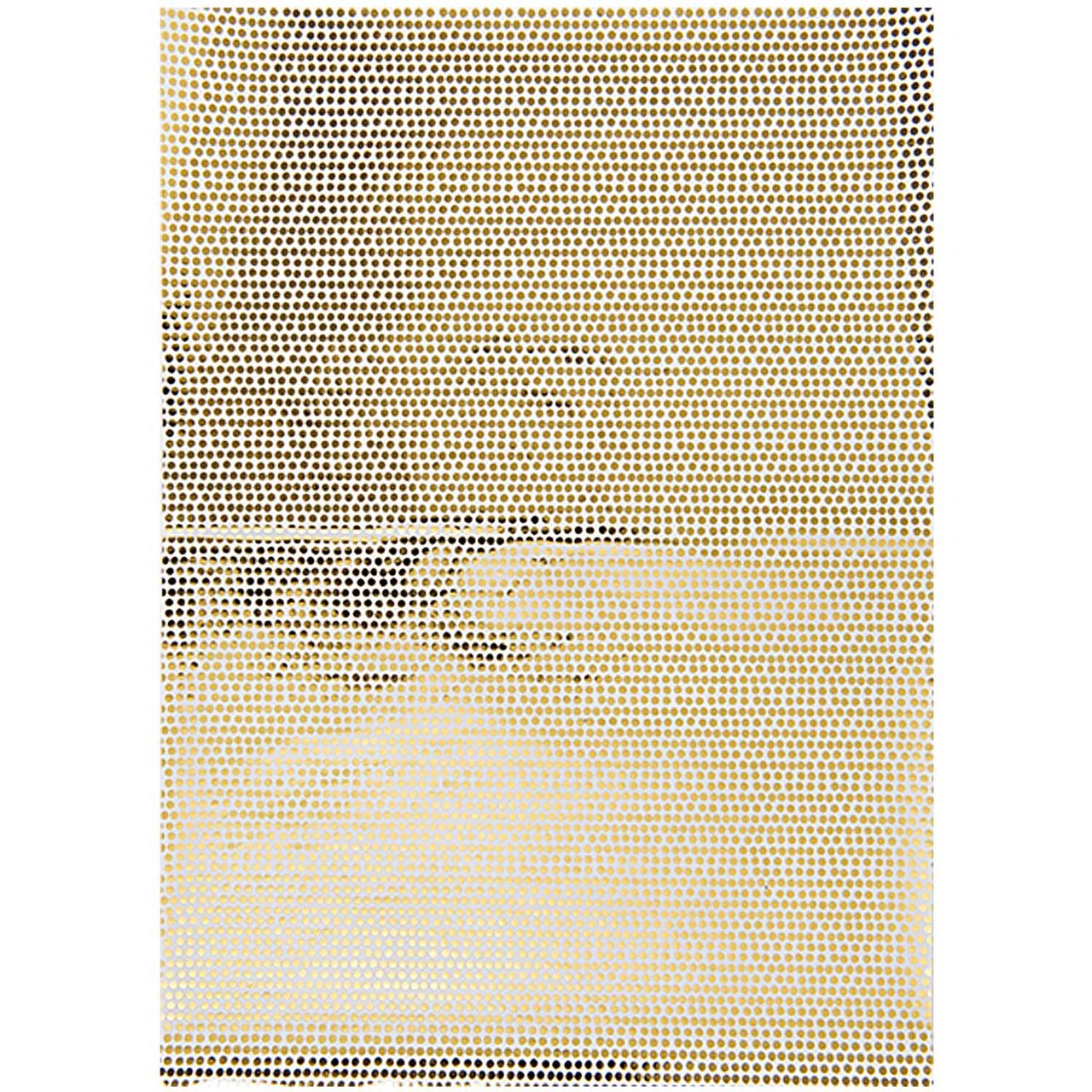 Rico Design Paper Patch Papier Dots gold 30x42cm Hot Foil
