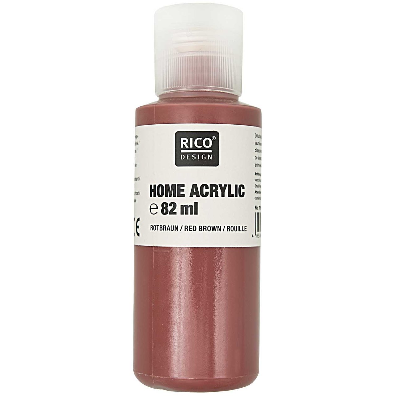 Rico Design Home Acrylic 82ml rotbraun