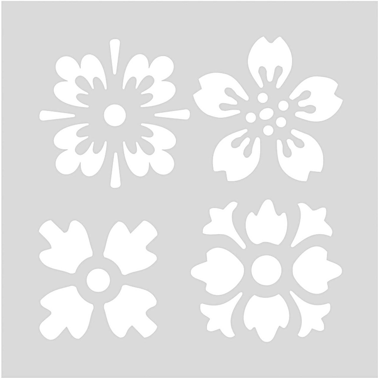 Rico Design Schablone Blumen 7