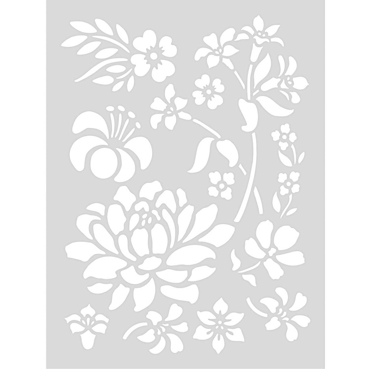 Rico Design Schablone Blume 18