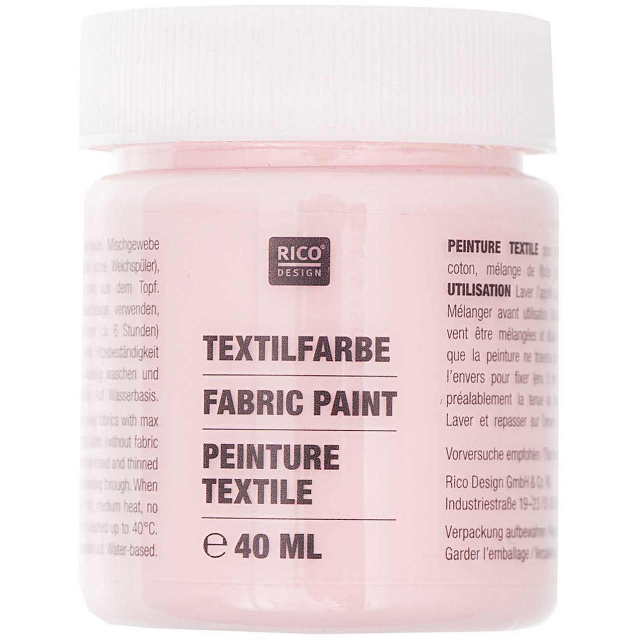 Rico Design Textilfarbe 40ml rosa