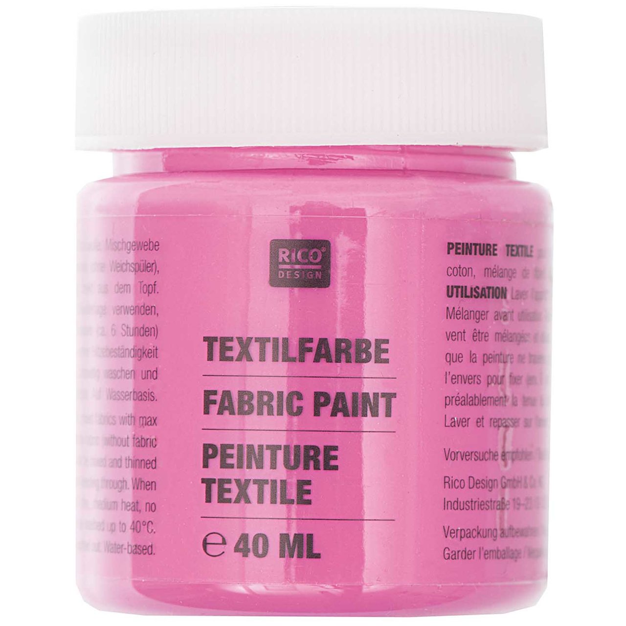 Rico Design Textilfarbe 40ml pink