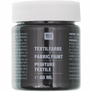 Rico Design Textilfarbe 40ml schwarz