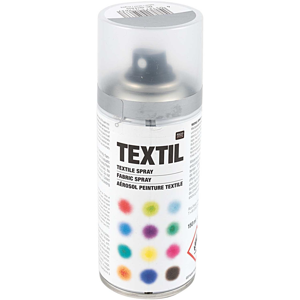 Rico Design Textil Spray silber 150ml