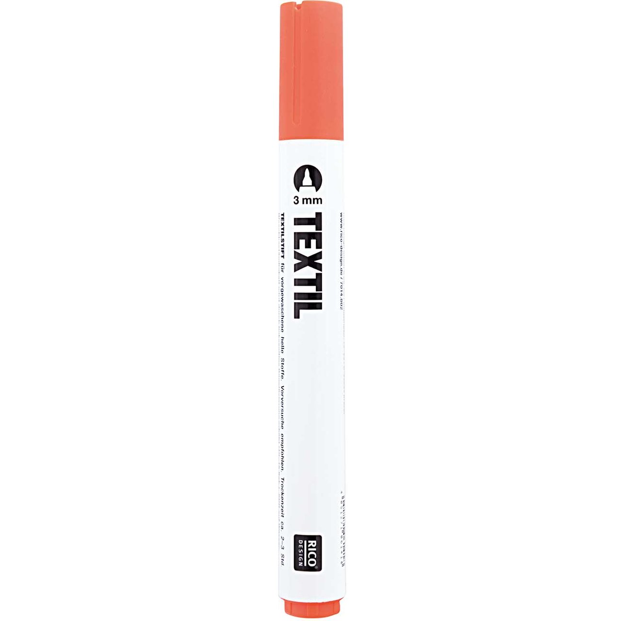 Rico Design Textilmarker 3mm helle Stoffe orange