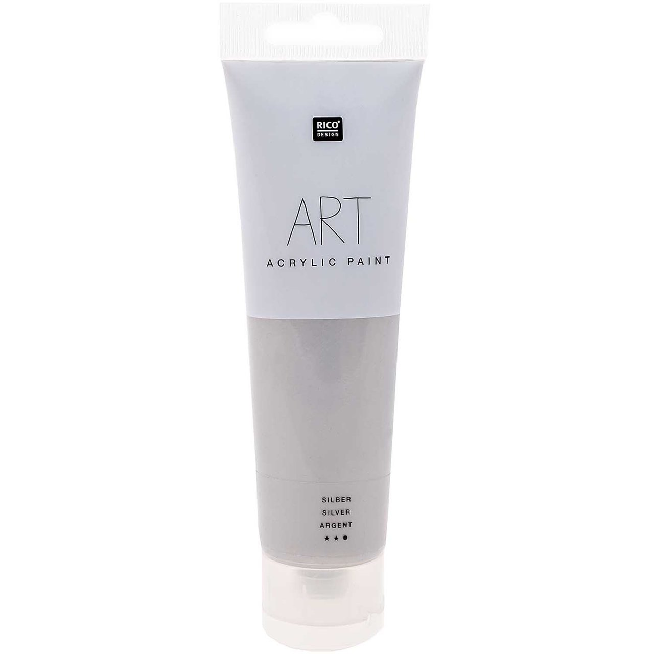 Rico Design ART Künstler Acrylfarbe 100ml silber