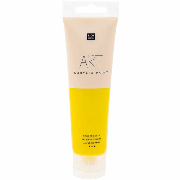 Rico Design ART Künstler Acrylfarbe 100ml process-gelb