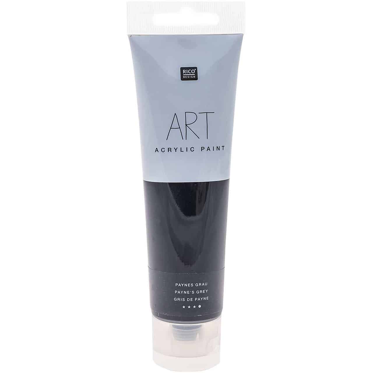 Rico Design ART Künstler Acrylfarbe 100ml paynes-grau