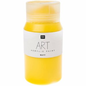 Rico Design ART Künstler Acrylfarbe matt 500ml gelb