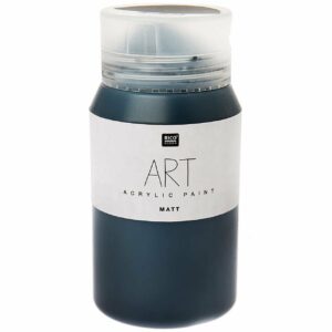 Rico Design ART Künstler Acrylfarbe matt 500ml schwarz