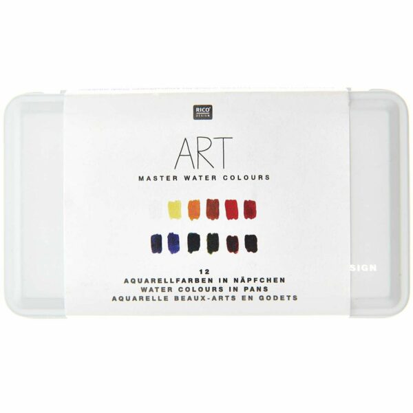 Rico Design ART Master Aquarellfarben 12 Farben