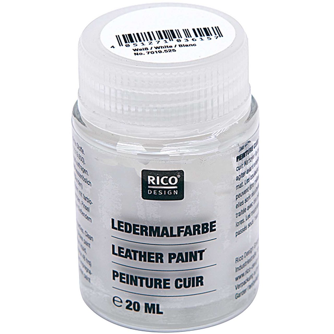 Rico Design Ledermalfarbe 20ml weiß