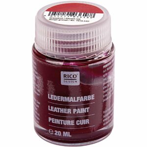 Rico Design Ledermalfarbe 20ml granatrot