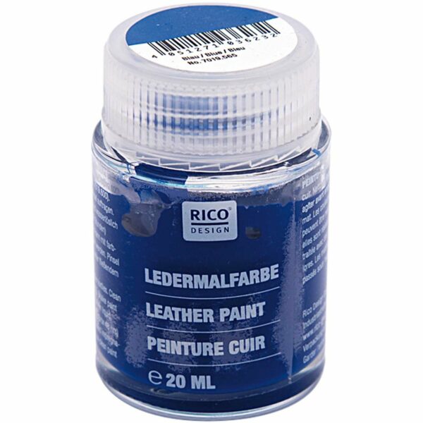 Rico Design Ledermalfarbe 20ml blau