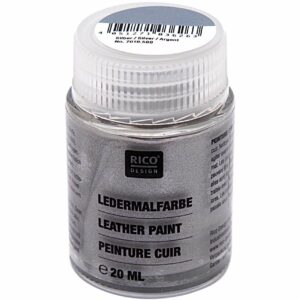 Rico Design Ledermalfarbe 20ml silber