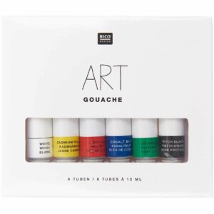 Rico Design ART Gouache Set Basic 6x 12ml