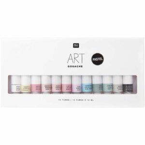 Rico Design ART Gouache Set Pastell 12x 12ml