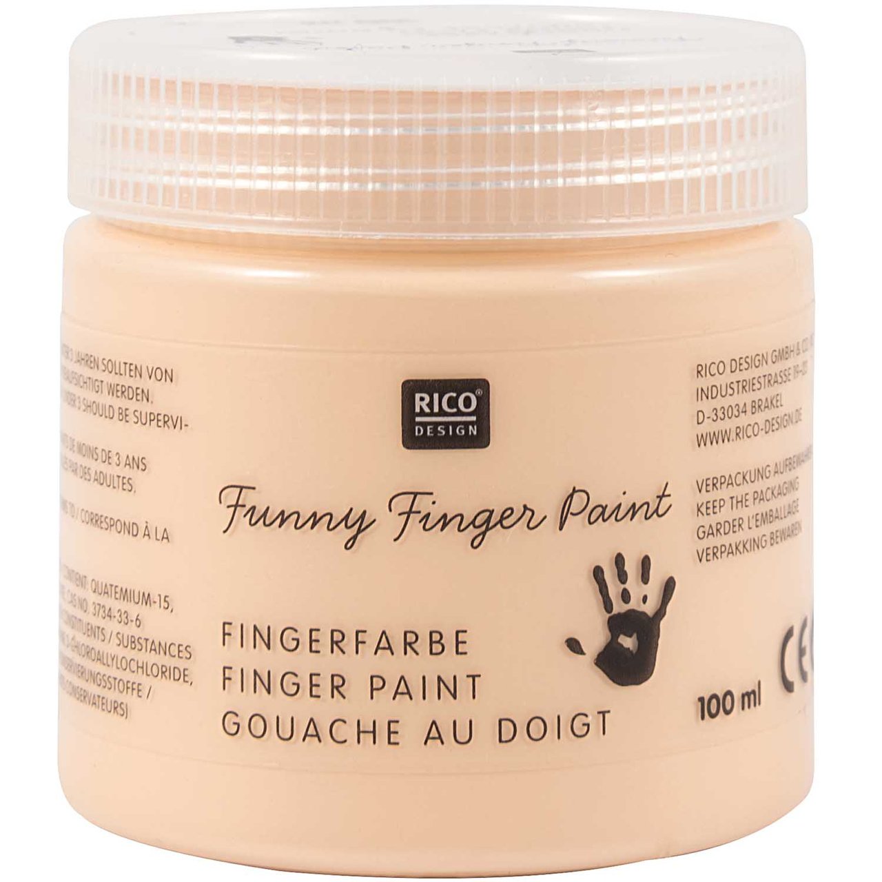 Rico Design Fingerfarbe 100ml puder