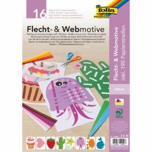 folia Flecht- und Webmotive DIN A4 206teilig