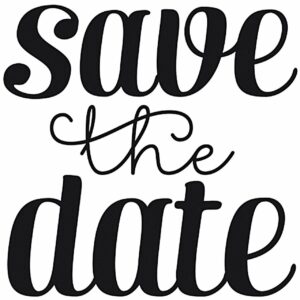 Rico Design Stempel Save the Date 4x4cm