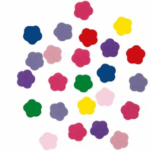 Rico Design Filzblumen mehrfarbig selbstklebend